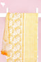 Bizzy Lizzy Dress Material With Chiffon Dupatta In Floral Block Print